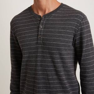 J. Crew Cotton Pullover Sweater Grey Stripe